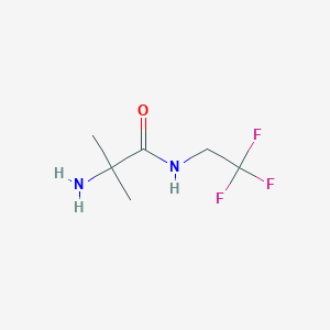 Propanamide, 2-amino-2-methyl-N-(2,2,2-trifluoroethyl)-