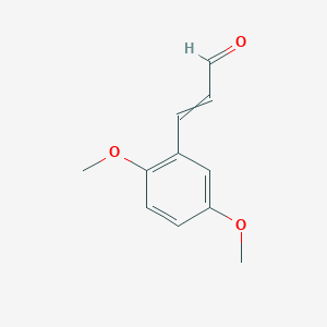 molecular formula C11H12O3 B8679234 2-Propenal,3-(2,5-dimethoxyphenyl)- 