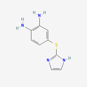 4-[(1H-Imidazol-2-yl)sulfanyl]benzene-1,2-diamine