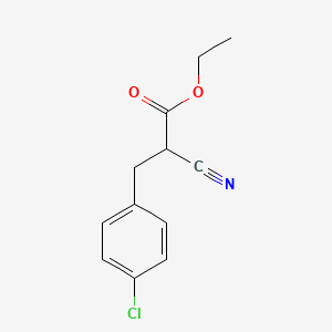 3-(4-Chloro-phenyl)-2-cyano-propionic acid ethyl ester