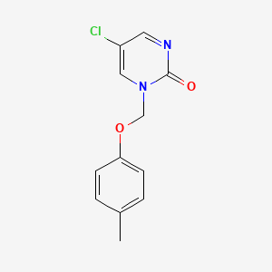 5-Chloro-1-[(4-methylphenoxy)methyl]pyrimidin-2(1H)-one