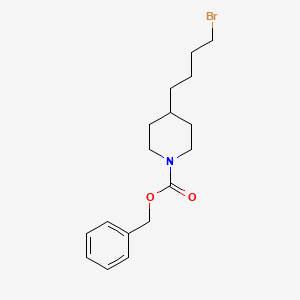 Phenylmethyl 4-(4-bromobutyl)-1-piperidinecarboxylate