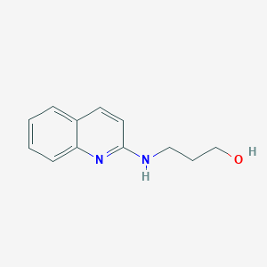 2-[3-Hydroxypropylamino]quinoline