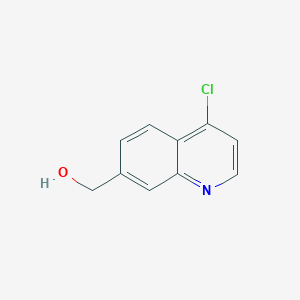molecular formula C10H8ClNO B8679538 (4-Chloroquinolin-7-yl)methanol 