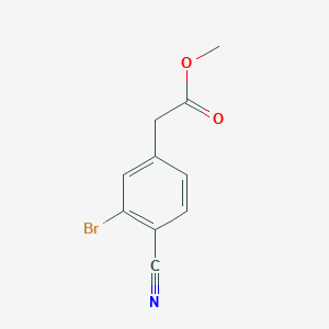 Methyl (3-bromo-4-cyanophenyl)acetate