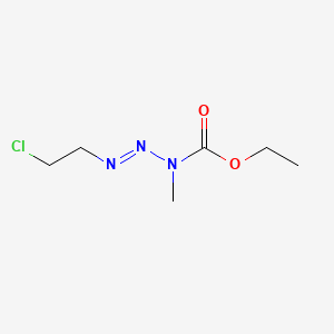 molecular formula C6H12ClN3O2 B8679589 1-(2-Chloroethyl)-3-methyl-3-carbethoxytriazene CAS No. 113274-29-6