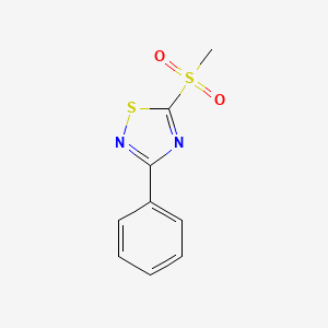3-Phenyl-5-methanesulphonyl-1,2,4-thiadiazole