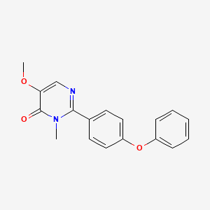 5-methoxy-3-methyl-2-(4-phenoxyphenyl)pyrimidin-4(3H)-one