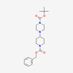 tert-Butyl 4-(1-((benzyloxy)carbonyl)piperidin-4-yl)piperazine-1-carboxylate