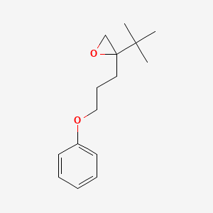 2-tert-Butyl-2-(3-phenoxypropyl)oxirane