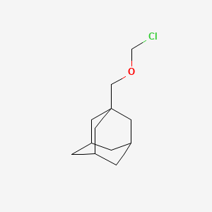 molecular formula C12H19ClO B8679709 1-(Chloromethoxymethyl)adamantane 