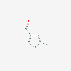 molecular formula C6H5ClO2 B8679717 5-Methyl-3-furoyl chloride 