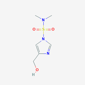 4-(hydroxymethyl)-N,N-dimethyl-1H-imidazole-1-sulfonamide