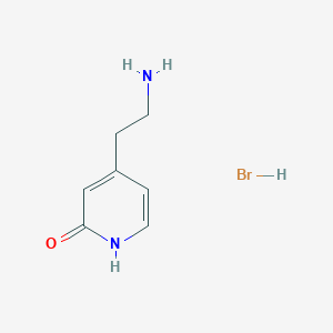 4-(2-aminoethyl)pyridin-2(1H)-one hydrobromide