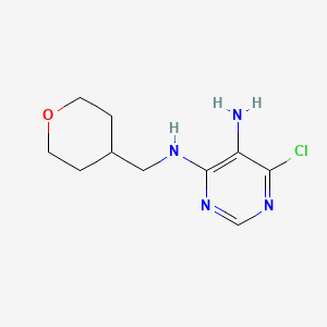 6-Chloro-N*4*-(tetrahydro-pyran-4-ylmethyl)-pyrimidine-4,5-diamine