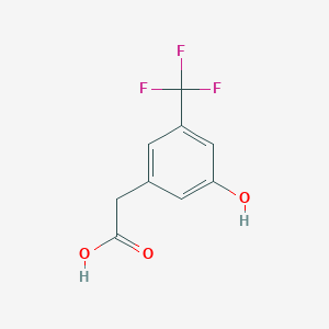 3-Hydroxy-5-(trifluoromethyl)phenylacetic acid