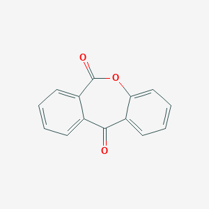 molecular formula C14H8O3 B086799 Dibenz[b,e]oxepin-6,11-dione CAS No. 15128-50-4