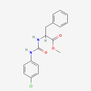 methyl 2-(N'-(4-chlorophenyl)ureido)-3-phenylpropanoate