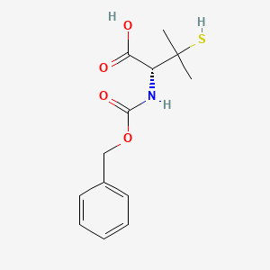 (R)-2-(benzyloxycarbonylamino)-3-mercapto-3-methylbutanoic acid
