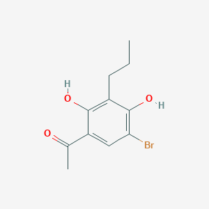 1-(5-Bromo-2,4-dihydroxy-3-propylphenyl)ethanone