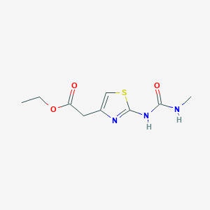 Ethyl {2-[(methylcarbamoyl)amino]-1,3-thiazol-4-yl}acetate