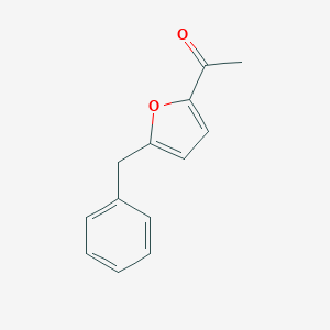 molecular formula C13H12O2 B008680 1-(5-Benzyl-2-furyl)ethanone CAS No. 100396-88-1