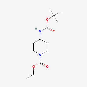 4-(tert-Butoxycarbonylamino)-1-carboethoxypiperidine