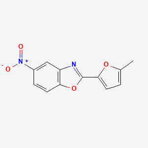 2-(5-Methylfuran-2-yl)-5-nitro-1,3-benzoxazole
