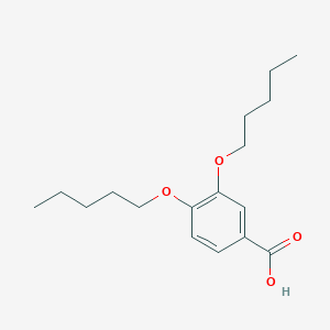 molecular formula C17H26O4 B8680006 3,4-Dipentyloxybenzoic acid 