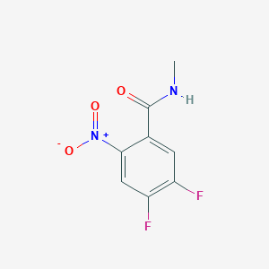 molecular formula C8H6F2N2O3 B8680014 4,5-difluoro-N-methyl-2-nitrobenzamide 