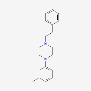 1-(3-Methylphenyl)-4-phenethylpiperazine