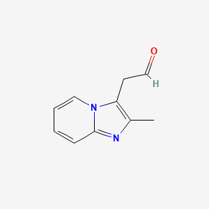 Imidazo[1,2-a]pyridine-3-acetaldehyde,2-methyl-