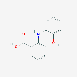 molecular formula C13H11NO3 B8680040 2-(2-Hydroxy-phenylamino)-benzoic acid CAS No. 14359-86-5