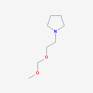 molecular formula C8H17NO2 B8680048 1-(2-(Methoxymethoxy)ethyl)pyrrolidine 