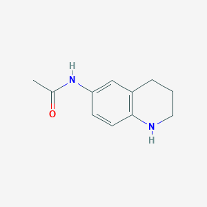 molecular formula C11H14N2O B8680058 6-Acetylamino-1,2,3,4-tetrahydroquinoline 