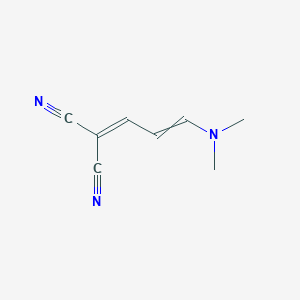 [3-(Dimethylamino)prop-2-en-1-ylidene]propanedinitrile