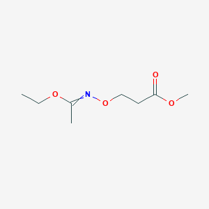 Methyl 3-{[(1-ethoxyethylidene)amino]oxy}propanoate