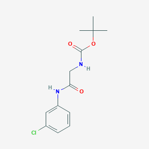 [(3-Chloro-phenylcarbamoyl)-methyl]-carbamic acid tert-butyl ester