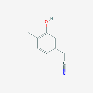 molecular formula C9H9NO B8680164 3-Hydroxy-4-methylphenylacetonitrile 