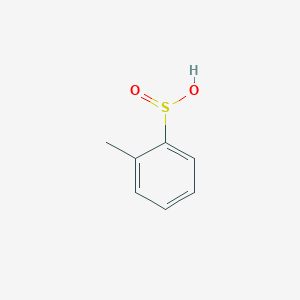 molecular formula C7H8O2S B8680183 Toluenesulfinic acid 