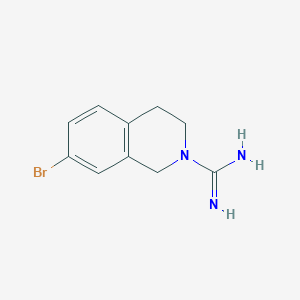 molecular formula C10H12BrN3 B086802 Guanisoquin CAS No. 154-73-4