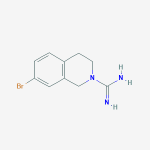 molecular formula C10H12BrN3 B086802 Guanisoquine CAS No. 154-73-4