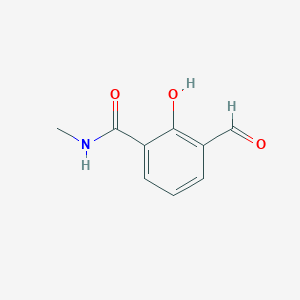 molecular formula C9H9NO3 B8680200 n-Methyl-3-formyl-2-hydroxybenzamide 