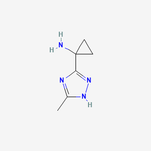 1-(5-methyl-4H-[1,2,4]triazol-3-yl)-cyclopropylamine