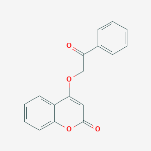 4-(2-Oxo-2-phenylethoxy)-2H-1-benzopyran-2-one