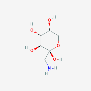molecular formula C6H13NO5 B8680336 Fructosamine CAS No. 4429-04-3
