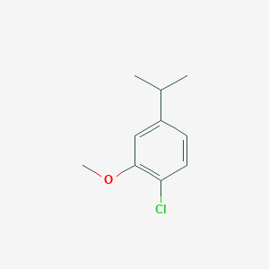 molecular formula C10H13ClO B8680343 1-Chloro-4-isopropyl-2-methoxybenzene 