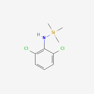 molecular formula C9H13Cl2NSi B8680392 2,6-dichloro-N-trimethylsilylaniline CAS No. 115910-92-4