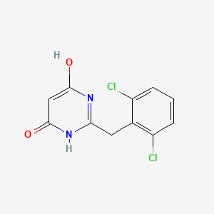 2-[(2,6-Dichloro-phenyl)methyl]-4,6-pyrimidinediol