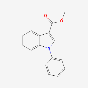 molecular formula C16H13NO2 B8680451 methyl 1-phenyl-1H-indole-3-carboxylate 